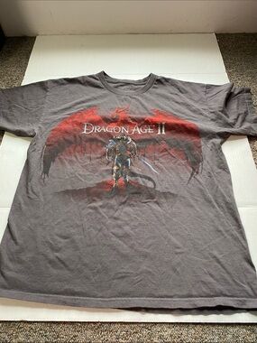 BioWare Dragon Age 2 Men Size L Gray T Shirt